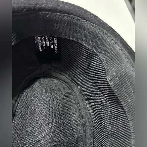 Vintage Women's Black Lace And Jewels Beads Top Hat Embellished Bucket One Size - Picture 4 of 8